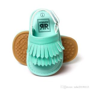 Teal moccasin sandals